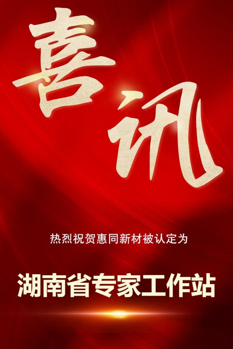 喜讯丨我司被认定为2024年湖南省专家事情站